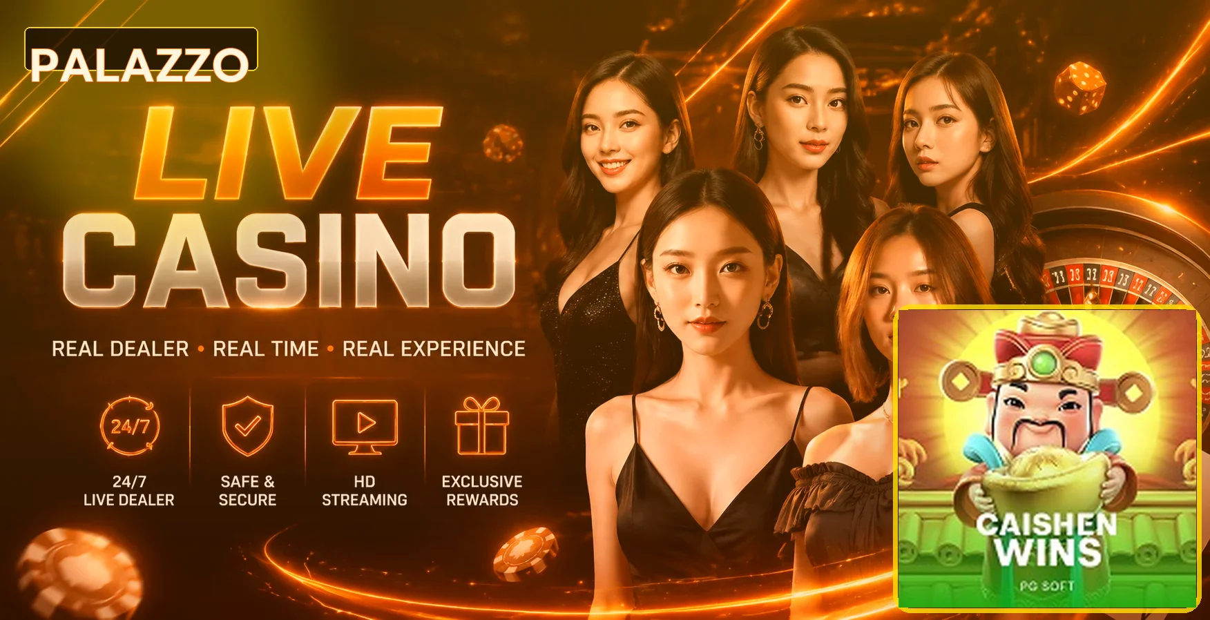 ภาพประกอบ Palazzo คาสิโนสดและการจัดงบ